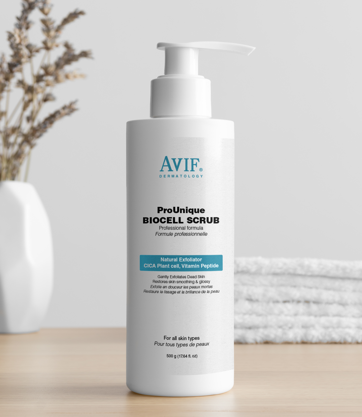 Avif Dermatology ProUnique Biocell Scrub – Natural Exfoliator